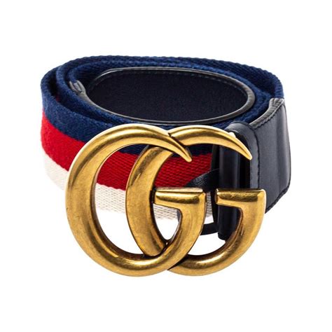 gucci navy blue belt|gg belt buckle.